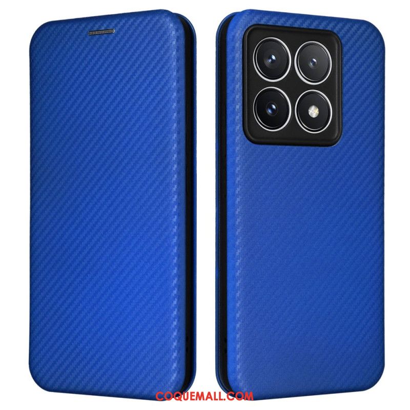 Flip Cover Xiaomi 14T Pro Fibre Carbone