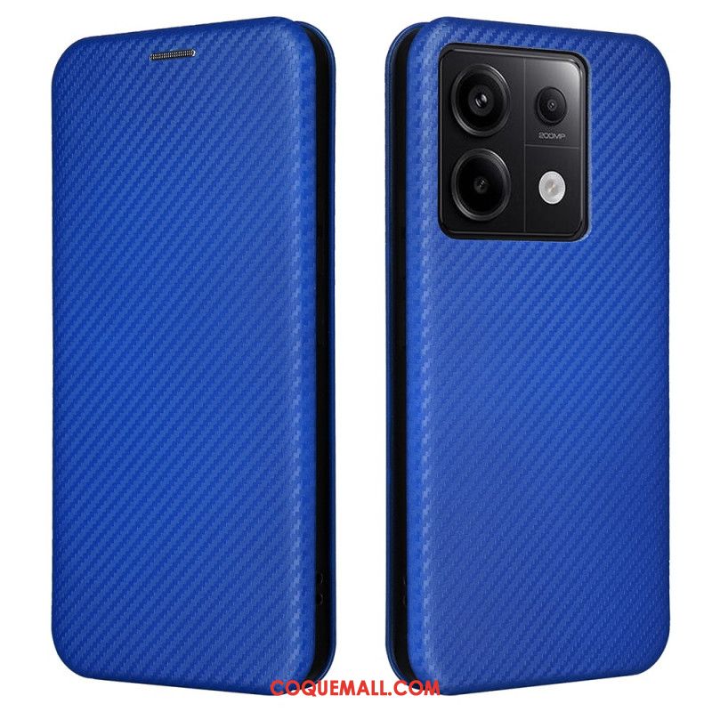 Flip Cover Xiaomi Redmi Note 13 5G Fibre Carbone