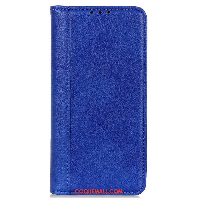 Flip Cover Xiaomi Redmi Note 13 Pro 4G / Poco M6 Pro 4G Cuir Fendu