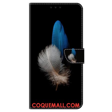 Housse Oppo A98 5G Deux Plumes