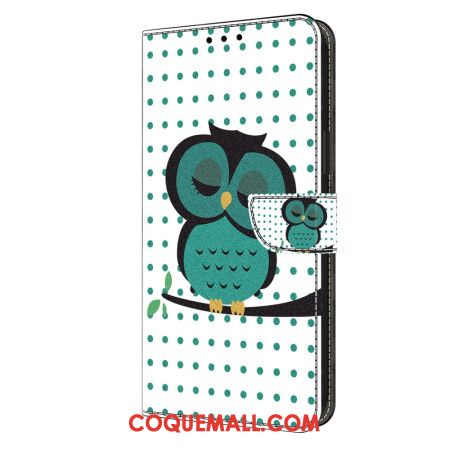 Housse Oppo A98 5G Hibou Endormi