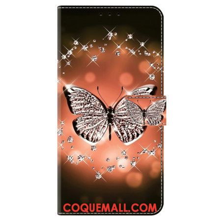 Housse Oppo A98 5G Papillons de Cristal