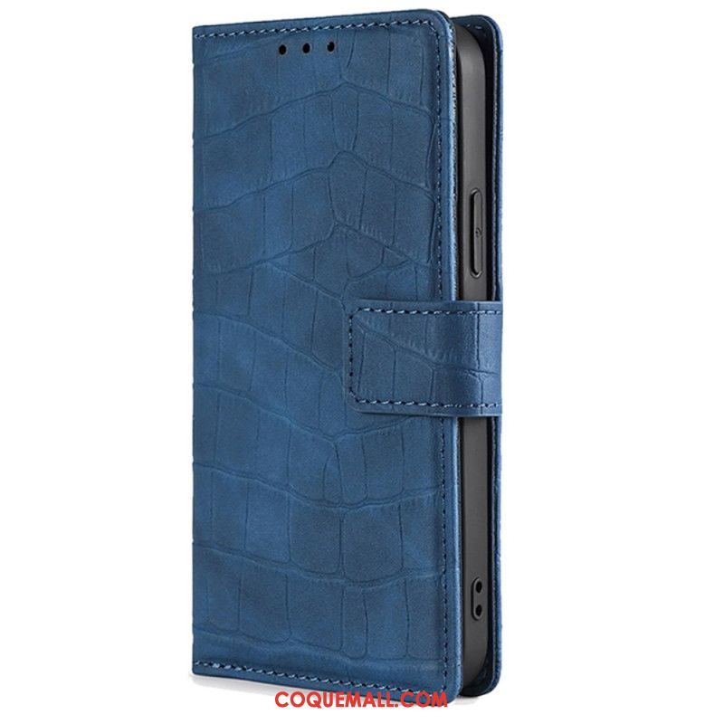 Housse Oppo Reno 11F 5G Texture Crocodile