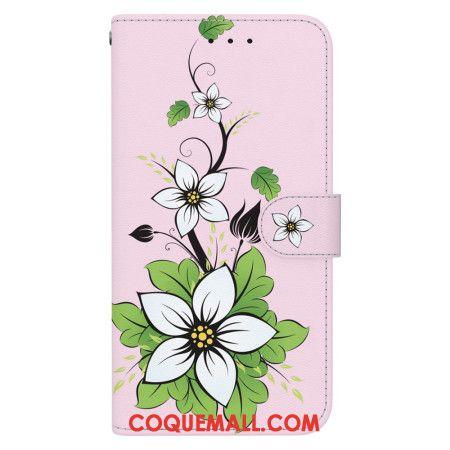 Housse Oppo Reno 12 5G Lily à Lanière