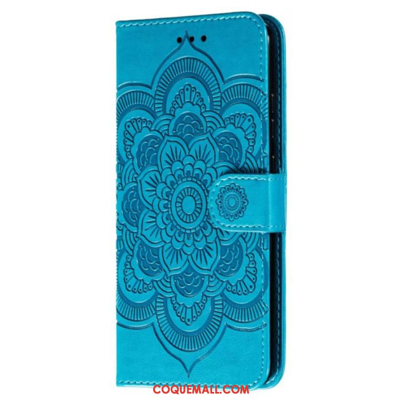 Housse Samsung Galaxy A16 4G / 5G Motif Mandala à Lanière