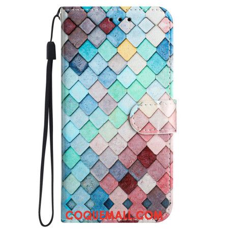 Housse Samsung Galaxy S24 5G Grilles à Lanière