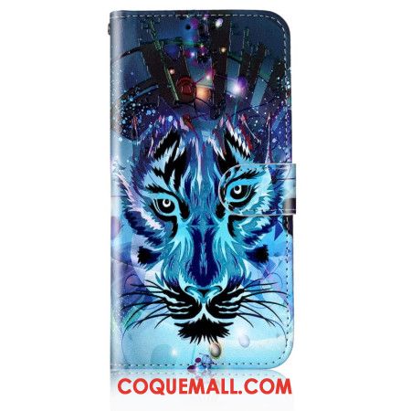 Housse Samsung Galaxy S24 5G Loup à Lanière