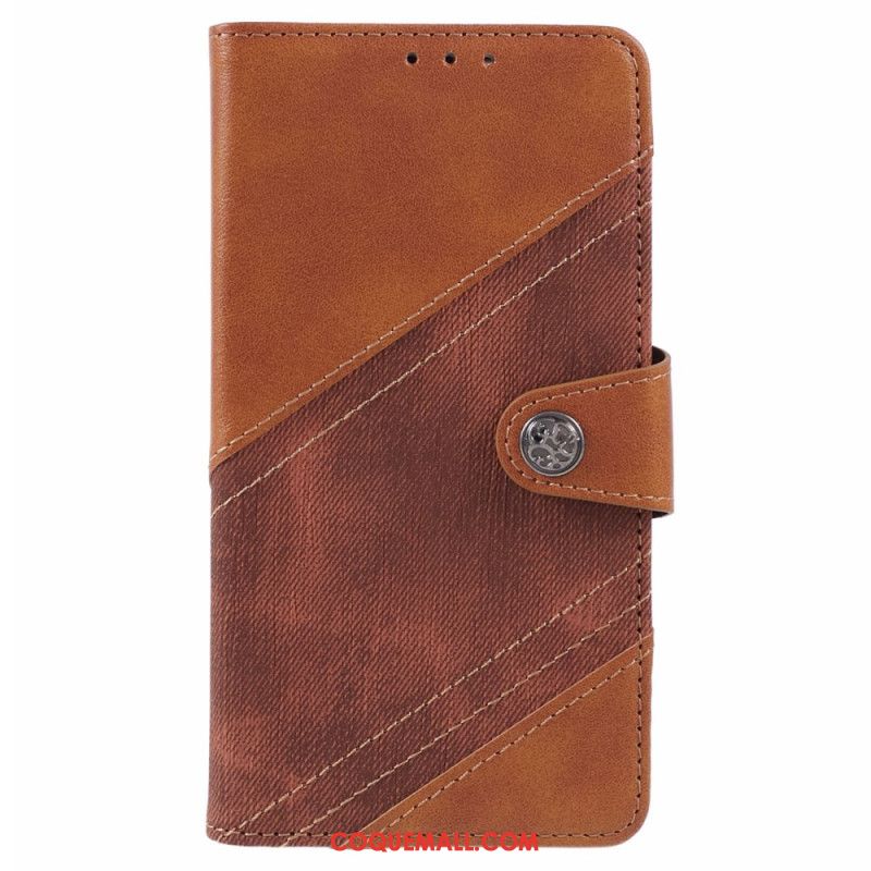 Housse Samsung Galaxy S24 5G Style Jeans Bicolore