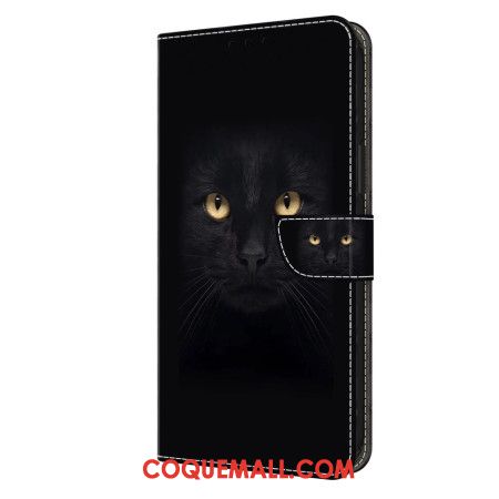 Housse Samsung Galaxy S24 5G Yeux de Chat noir