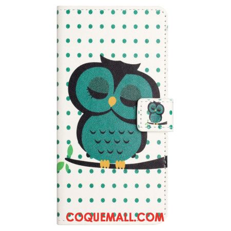 Housse Samsung Galaxy S24 FE Hibou Endormi