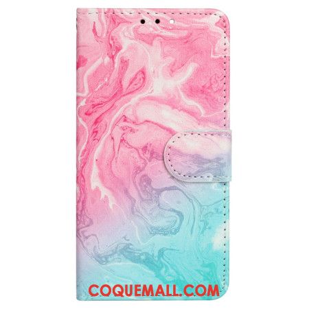 Housse Samsung Galaxy S24 FE Marbre Rose et Vert