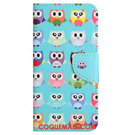 Housse Samsung Galaxy S24 FE Tribu de Hiboux