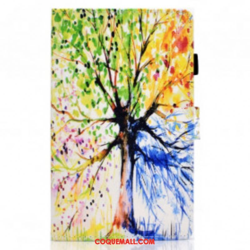 Housse Samsung Galaxy Tab A7 (2020) Arbre Aquarelle