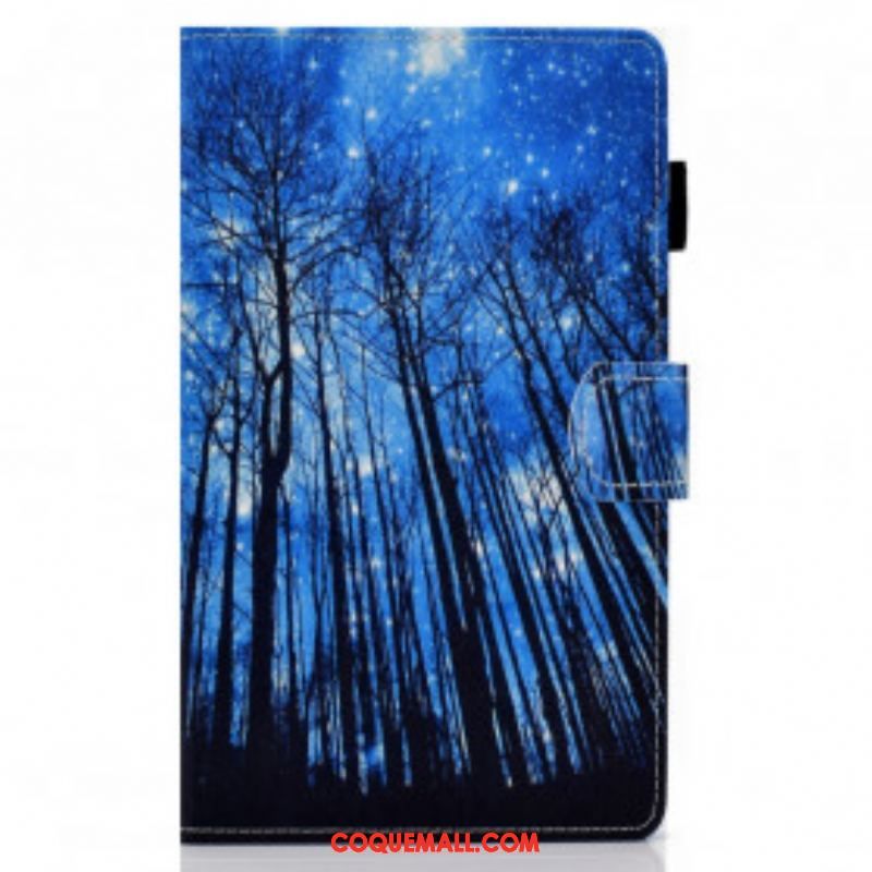 Housse Samsung Galaxy Tab A7 (2020) Forêt de Nuit