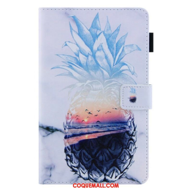 Housse Samsung Galaxy Tab A7 Lite Motif Ananas