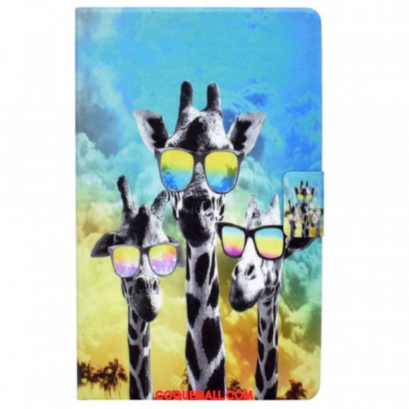 Housse Samsung Galaxy Tab A8 (2021) Funky Girafes