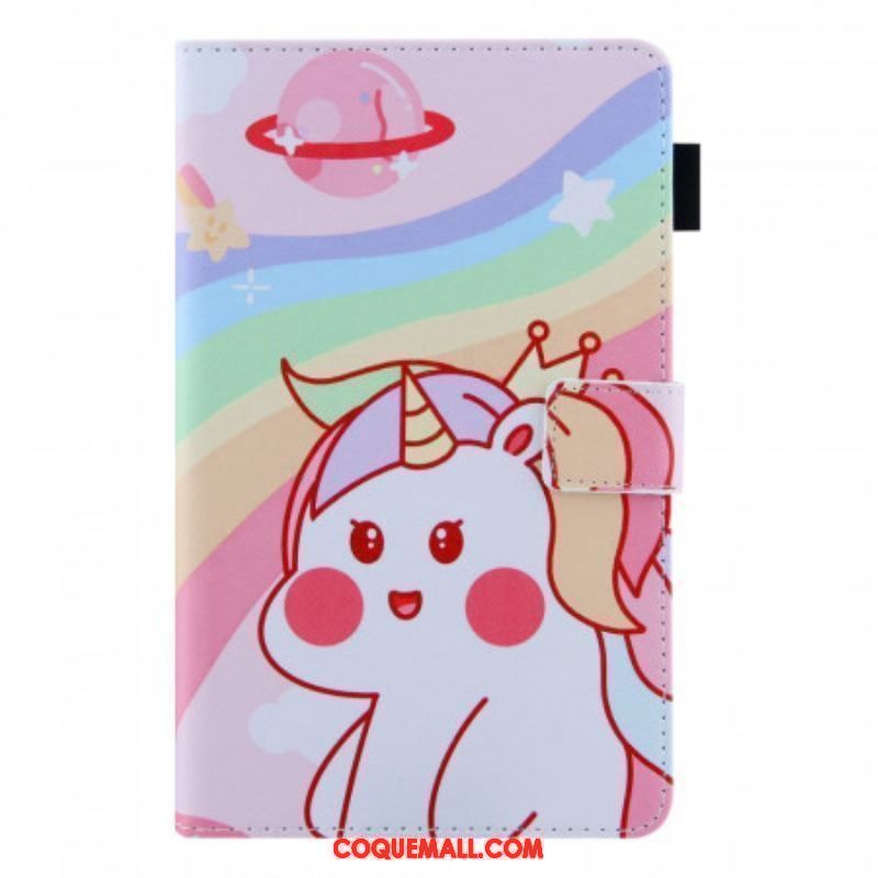 Housse Samsung Galaxy Tab A8 (2021) Mignonne Licorne