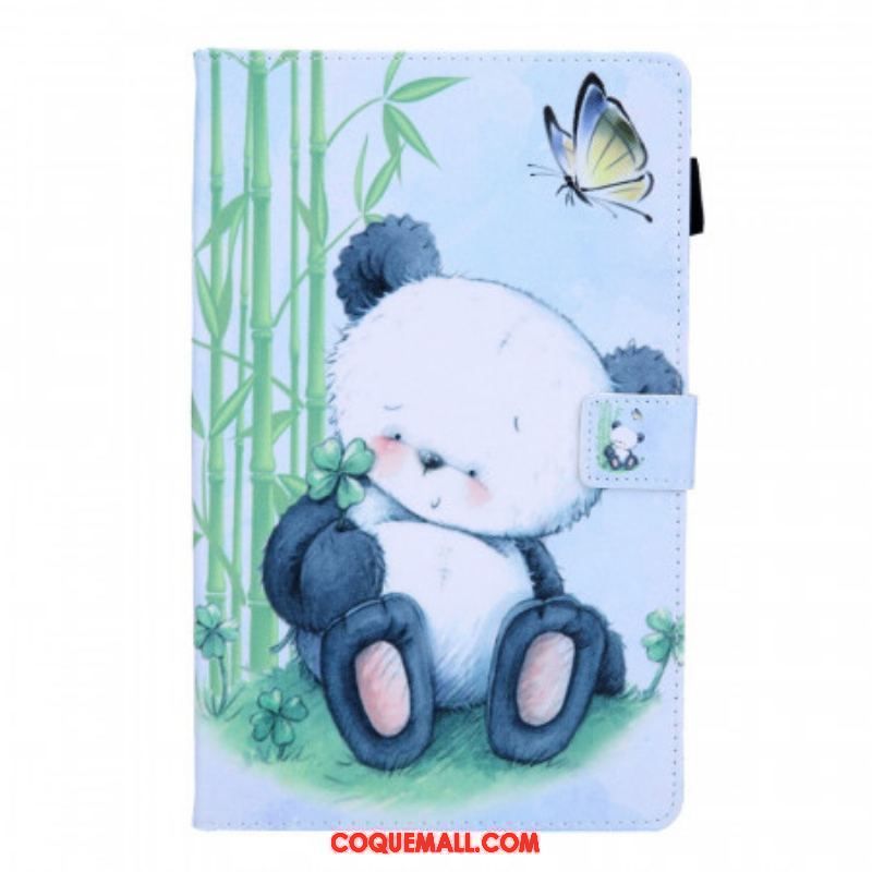 Housse Samsung Galaxy Tab A8 (2021) Panda en Nature