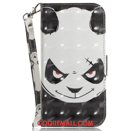 Housse Sony Xperia 1 VI Angry Panda à Lanière