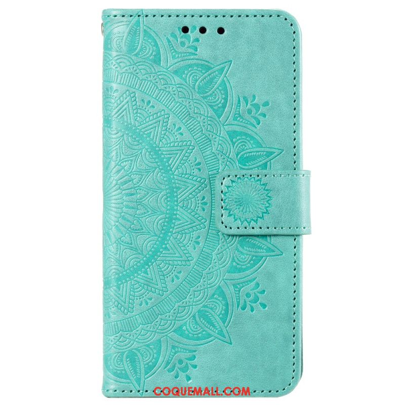 Housse Sony Xperia 1 VI Mandala Soleil à Lanière