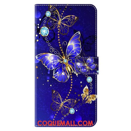 Housse Xiaomi 14 Pro Papillons Diamants