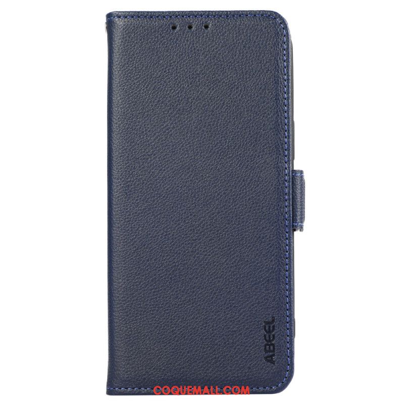 Housse Xiaomi 14T Pro Texture Cuir et Protection RFID ABEEL