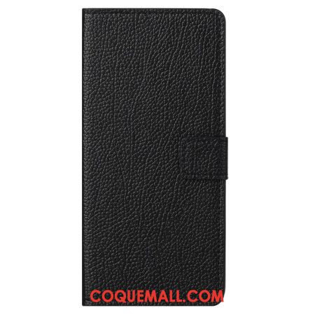 Housse Xiaomi Redmi Note 13 4G Texture Litchi à Lanière