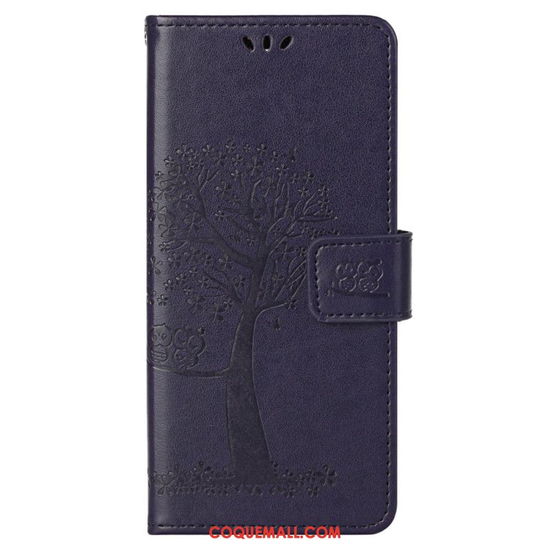 Housse Xiaomi Redmi Note 13 5G Arbre et Hiboux