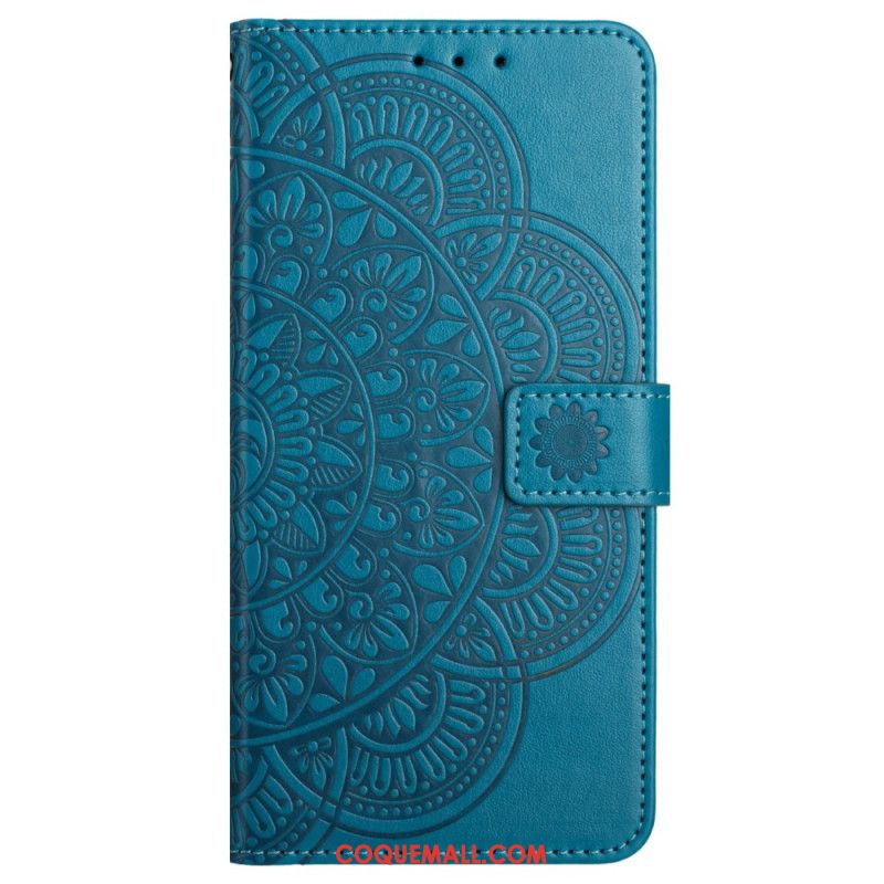 Housse Xiaomi Redmi Note 13 5G Impression Mandala avec Lanière