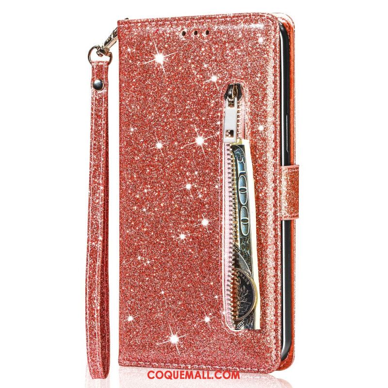 Housse Xiaomi Redmi Note 13 5G Pochette Frontale Paillettes