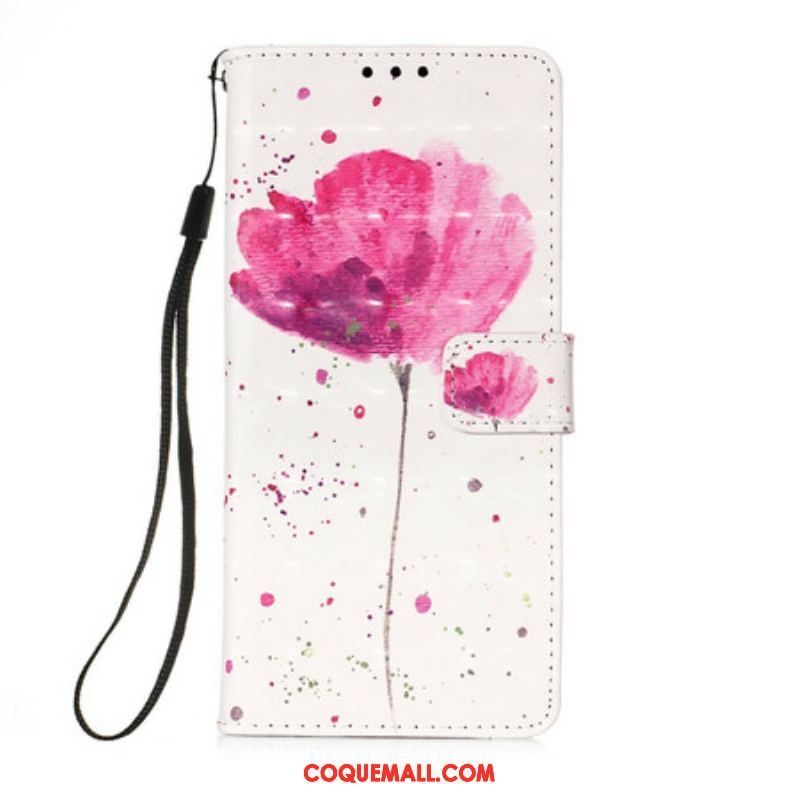 Housse iPhone 13 Pro Coquelicot Aquarelle