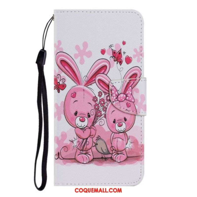 Housse iPhone 13 Pro Lapins