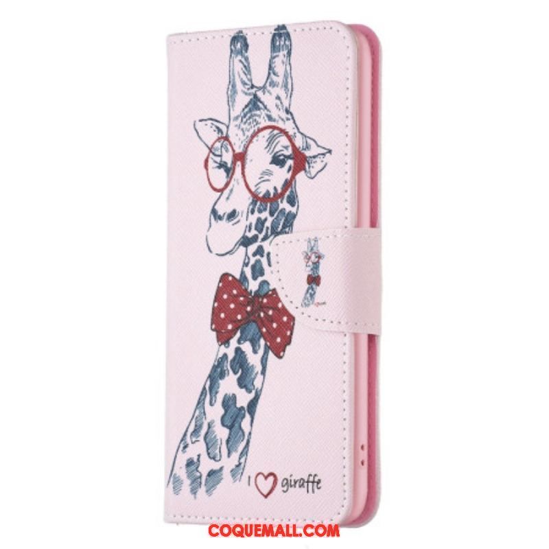 Housse iPhone 15 Plus Girafe Intello