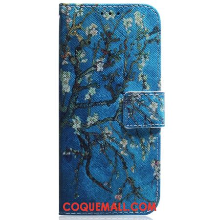 Housse iPhone 16 Plus Fleurs d'Abricot