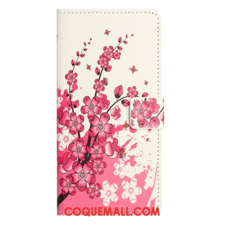 Housse iPhone 16 Pro Max Fleurs de Prunier