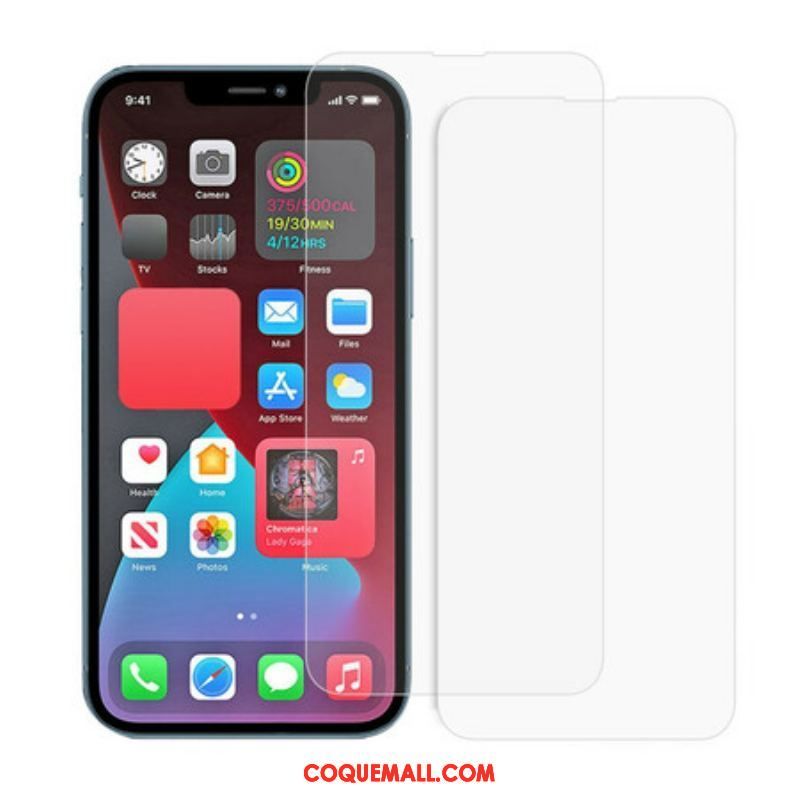 Protection en verre trempé (2 pièces) pour l’écran du iPhone 13 / 13 Pro