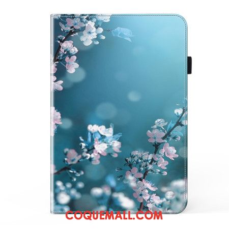 Étui Samsung Galaxy Tab S9 / S9 Fleurs de Prunier